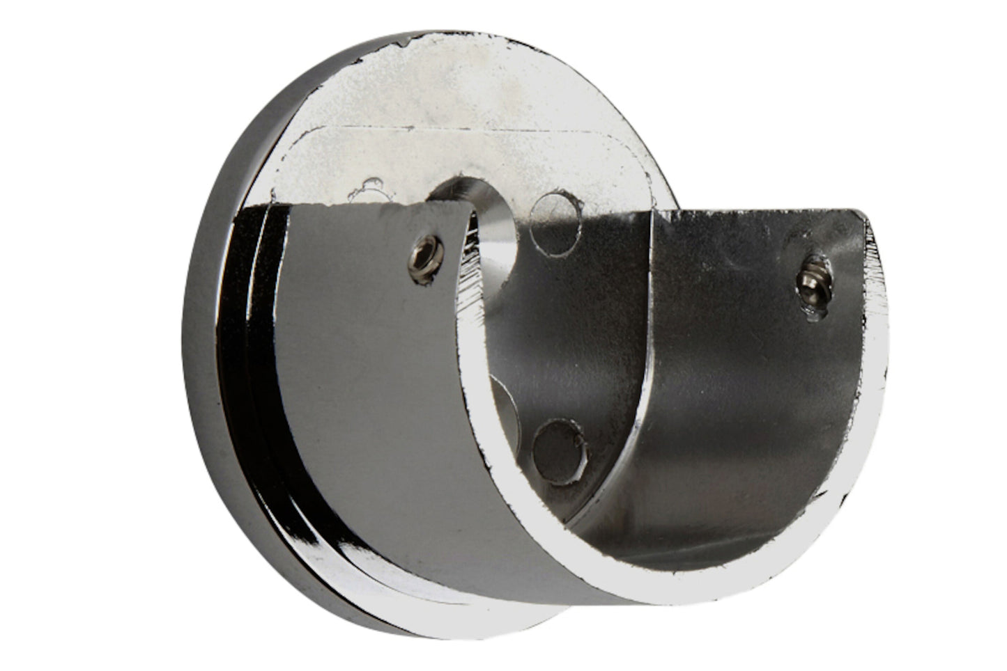 Hallis Galleria 35mm Metal Curtain Pole Recess Bracket - Chrome