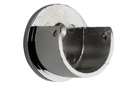Hallis Galleria 50mm Metal Curtain Pole Recess Bracket - Chrome