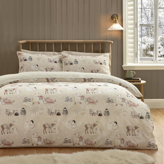 Catherine Lansfield Winter Friends Duvet Cover Set