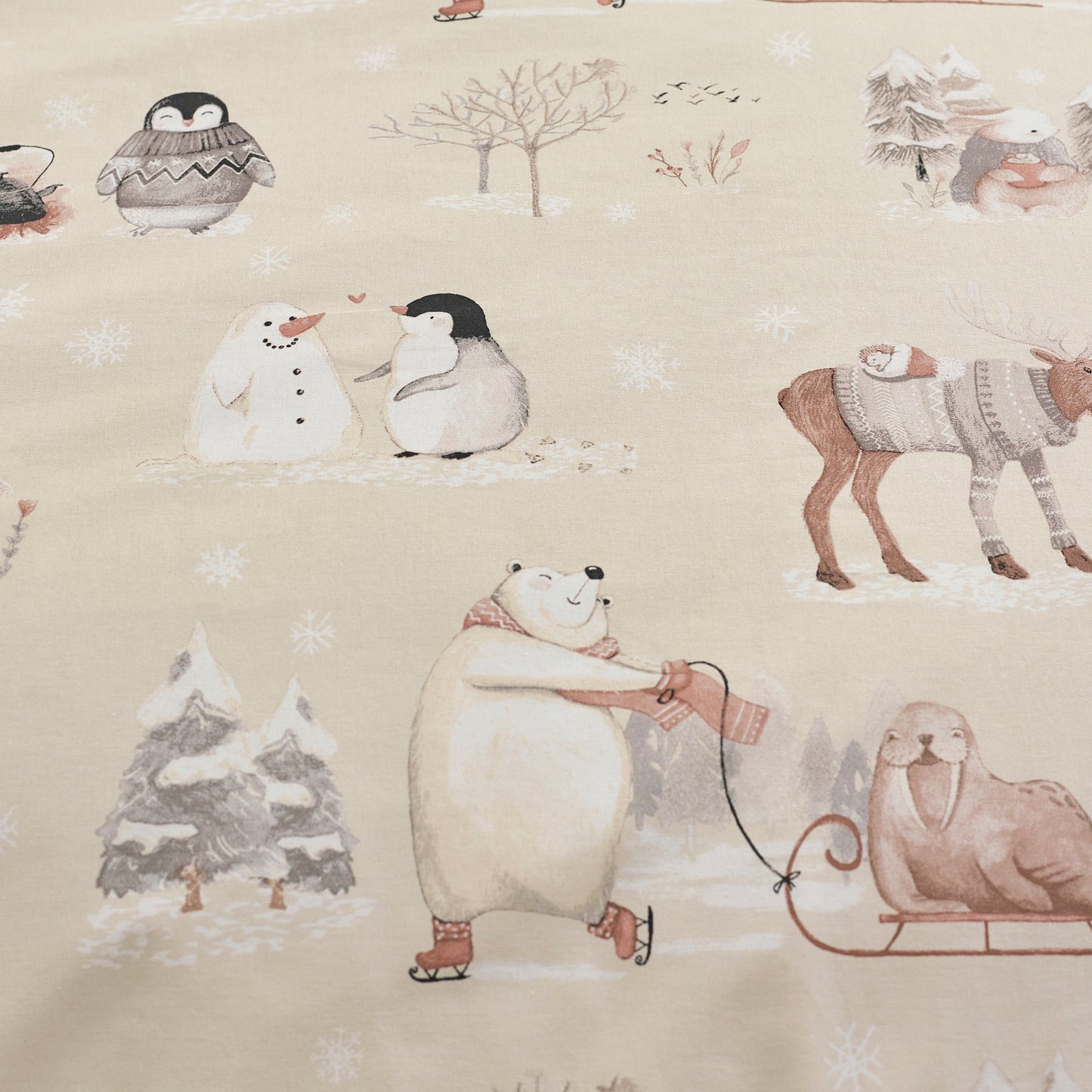Catherine Lansfield Winter Friends Duvet Cover Set