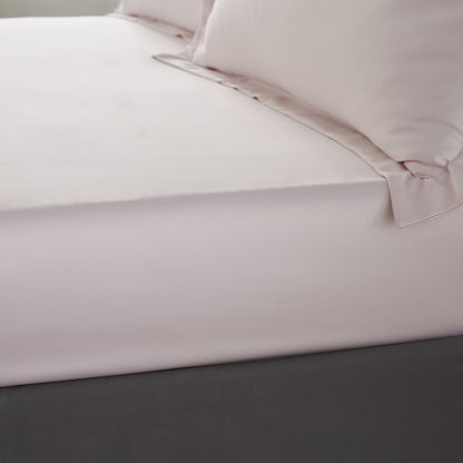 Catherine Lansfield Silky Soft Satin Fitted Sheet - Blush