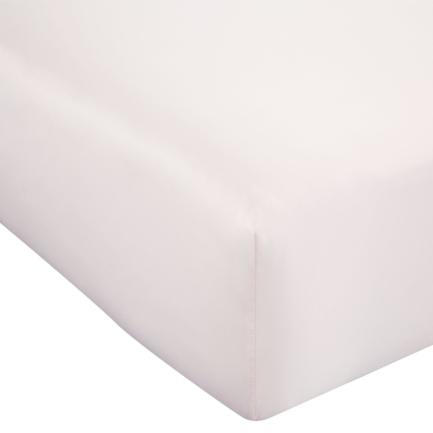 Catherine Lansfield Silky Soft Satin Fitted Sheet - Blush