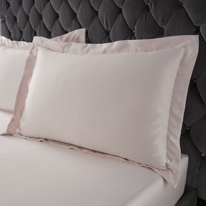 Catherine Lansfield Silky Soft Satin Fitted Sheet - Blush