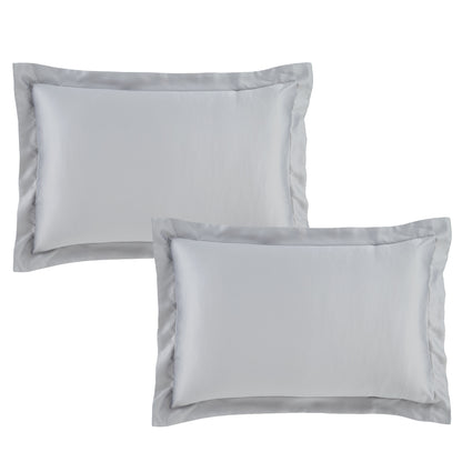 Catherine Lansfield Silky Soft Satin Fitted Sheet - Silver