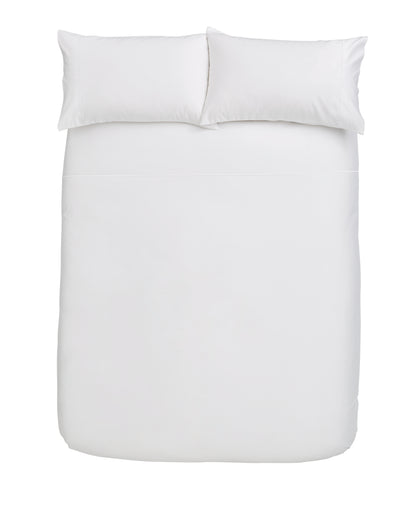 Bianca Luxury 800TC Cotton Sateen Duvet Cover Set - White