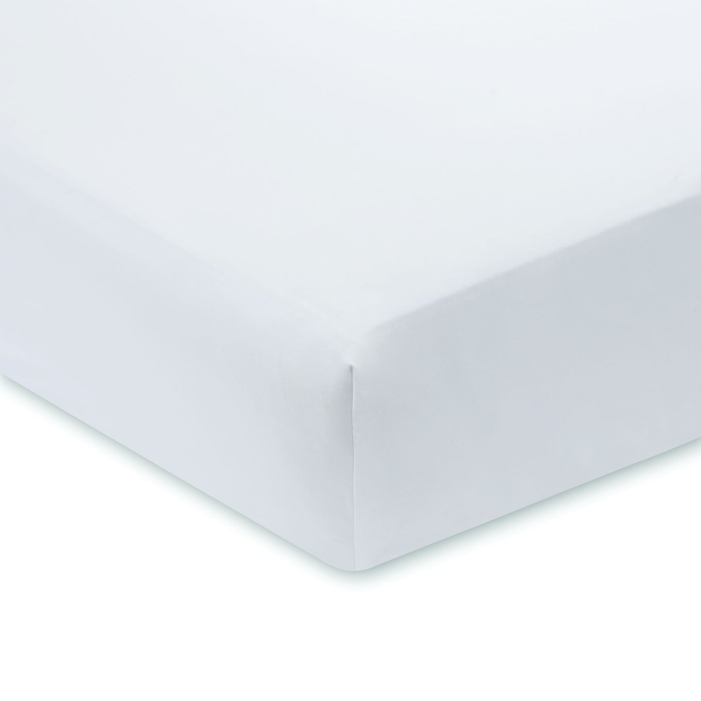 Bianca Luxury 800TC Cotton Sateen Fitted Sheet - White