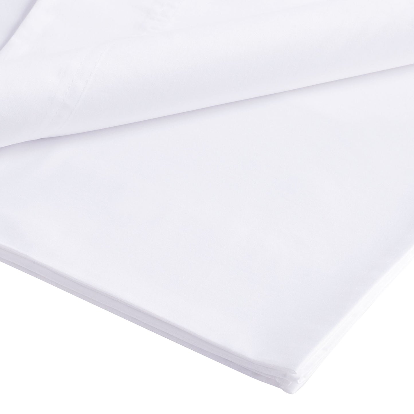 Bianca Luxury 800TC Cotton Sateen Fitted Sheet - White