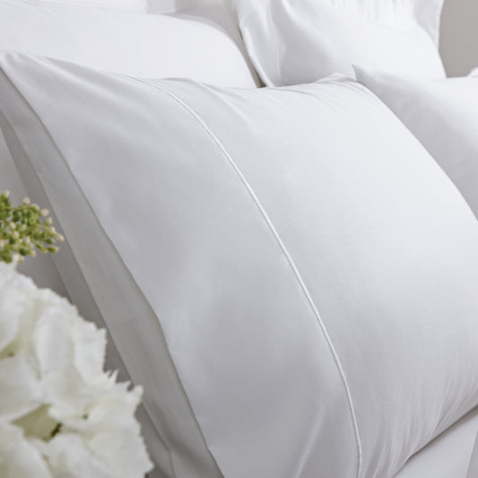 Bianca Luxury 800TC Cotton Sateen Fitted Sheet - White