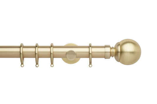 Hallis Neo Ball 35mm Metal Curtain Pole - Gold