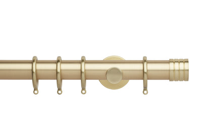 Hallis Neo Stud 35mm Metal Curtain Pole - Gold