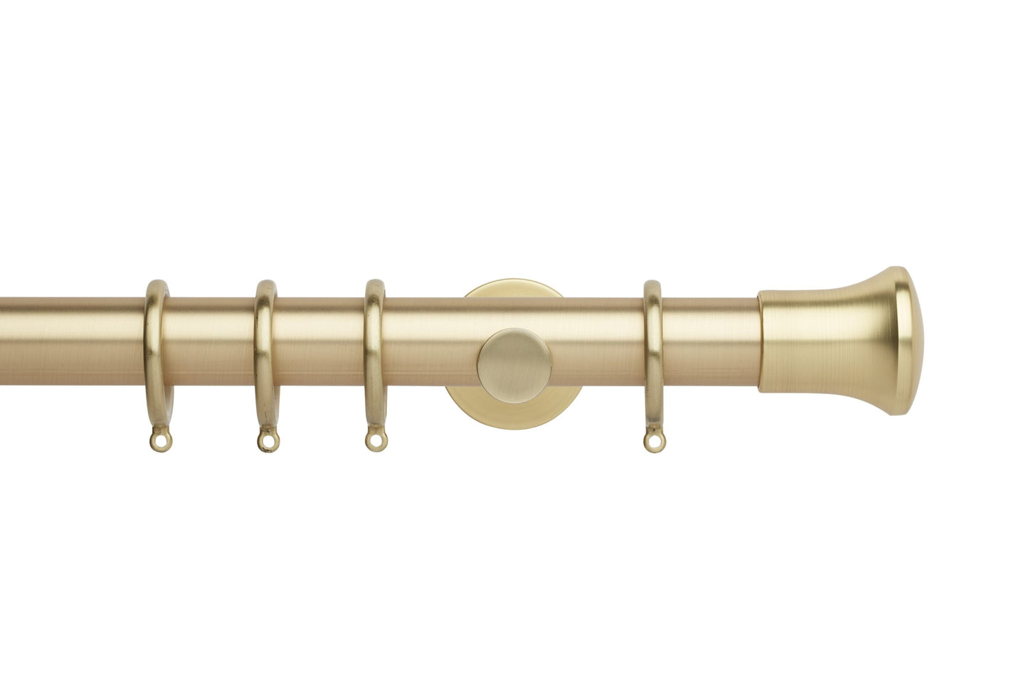 Hallis Neo Trumpet 35mm Metal Curtain Pole - Gold