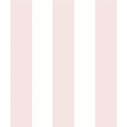 Sassy B Stripe Tease Wallpaper - White/Pink