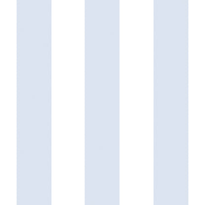 Sassy B Stripe Tease Wallpaper - White/Blue