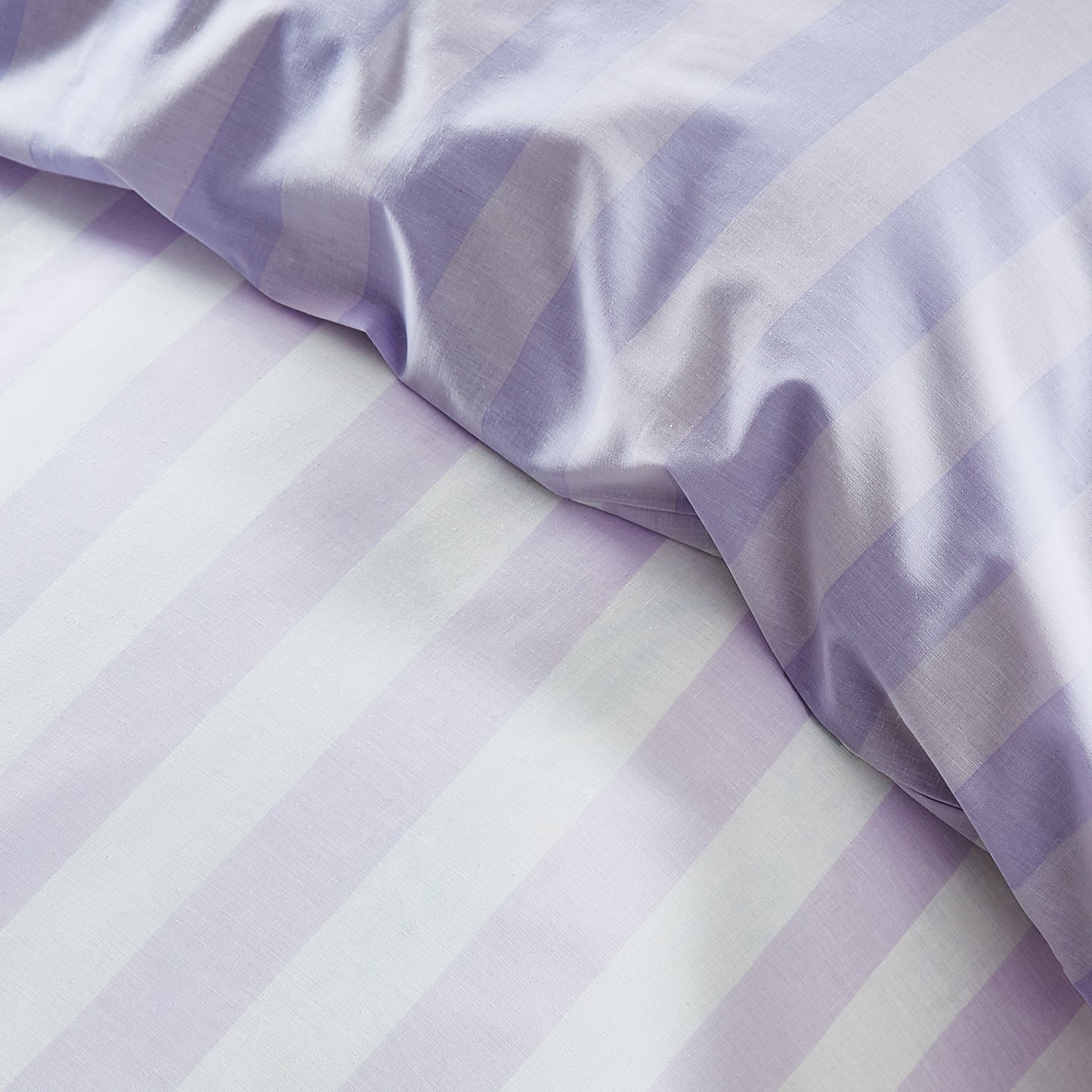 Sassy B Stripe Tease Duvet Cover Set - Lilac