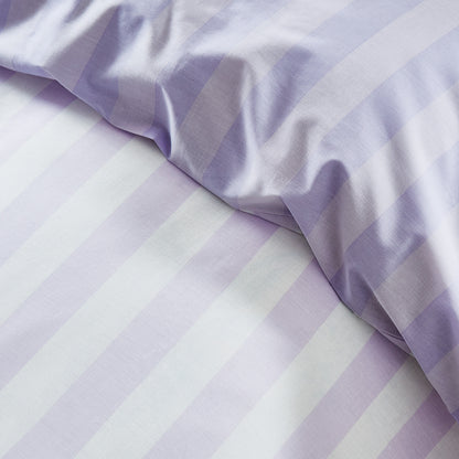 Sassy B Stripe Tease Duvet Cover Set - Lilac