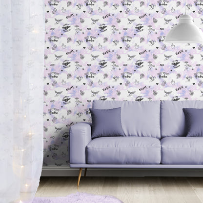 Sassy B Not Your Cherub Wallpaper - Pastel