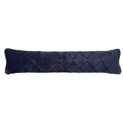 Catherine Lansfield Cosy Diamond Draught Excluder - Navy