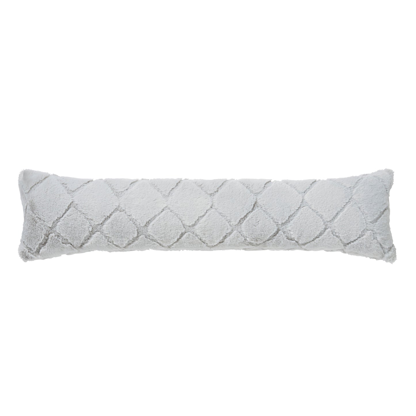 Catherine Lansfield Cosy Diamond Draught Excluder - Silver