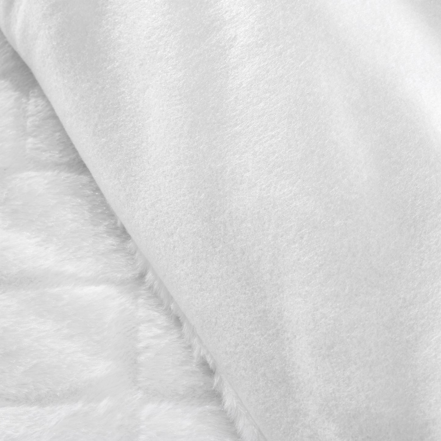Catherine Lansfield Cosy Diamond Duvet Cover Set - White