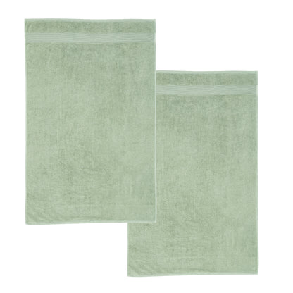 Catherine Lansfield Anti-Bacterial Bath Towels - Sage