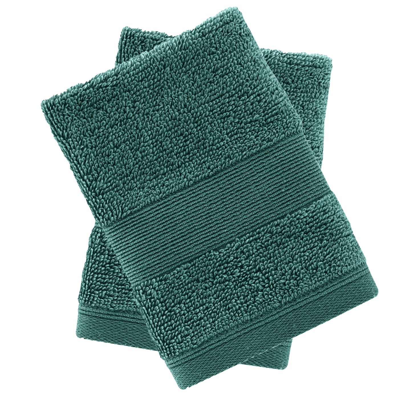 Catherine Lansfield Anti-Bacterial Bath Towels - Forest Green