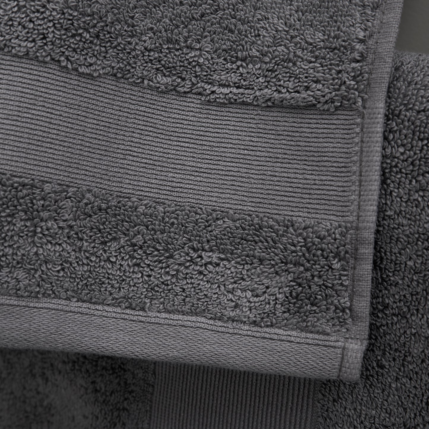 Catherine Lansfield Anti-Bacterial Bath Towels - Charcoal