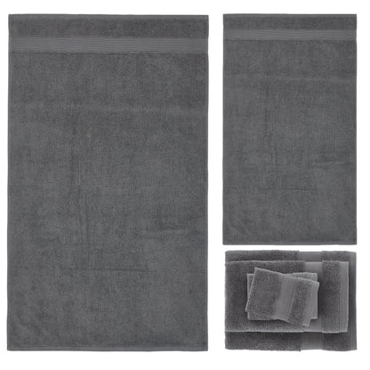 Catherine Lansfield Anti-Bacterial Bath Towels - Charcoal
