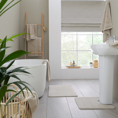 Catherine Lansfield Anti-Bacterial Bath Towels - Natural