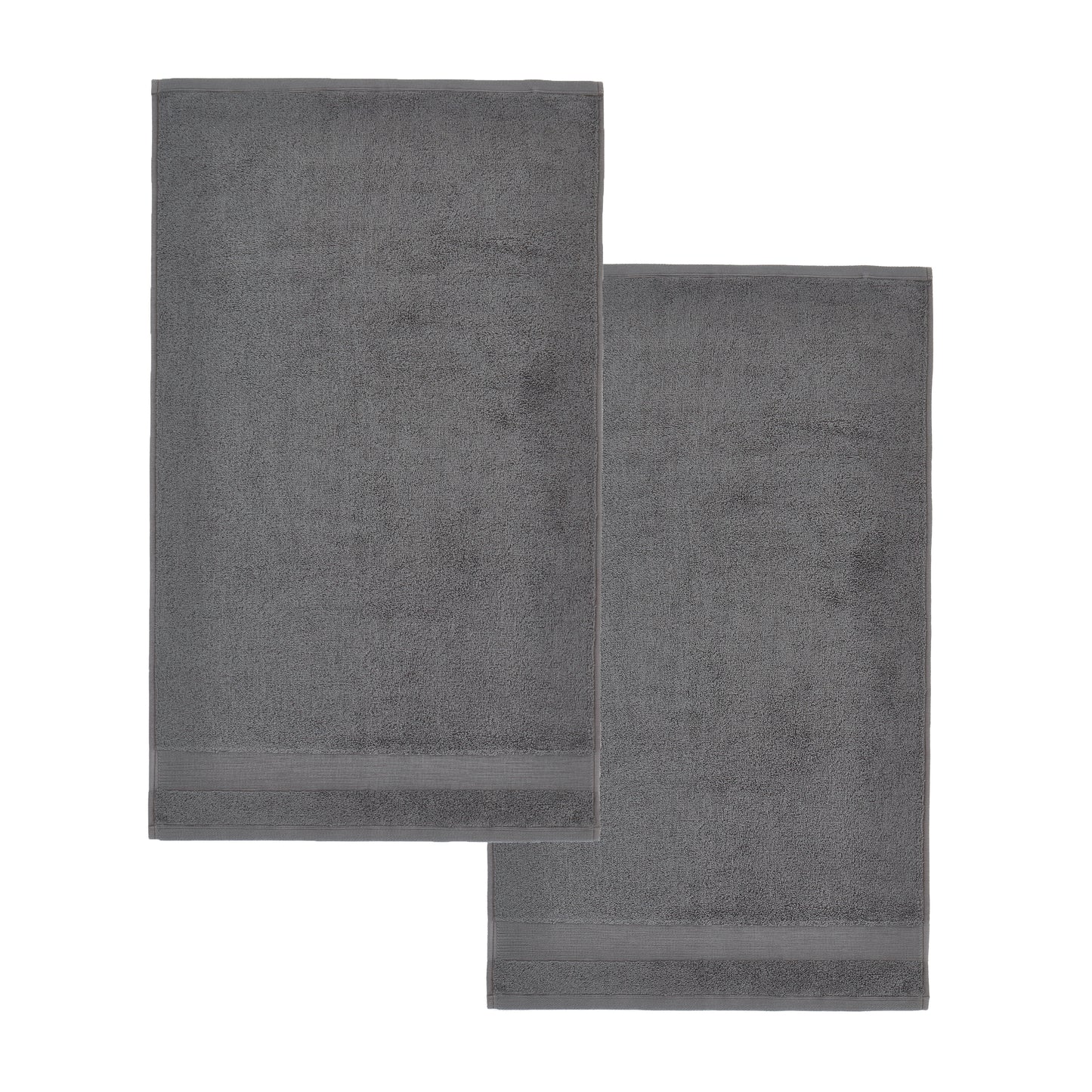 Catherine Lansfield Anti-Bacterial Bath Towels - Charcoal