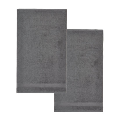 Catherine Lansfield Anti-Bacterial Bath Towels - Charcoal