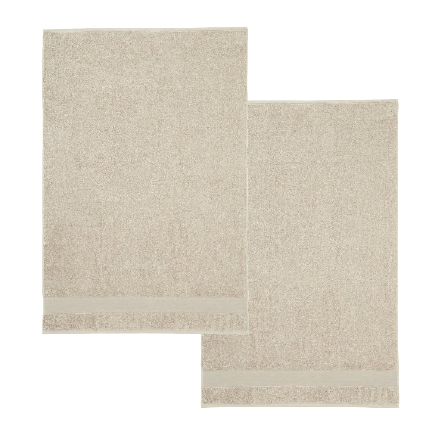 Catherine Lansfield Anti-Bacterial Bath Towels - Natural
