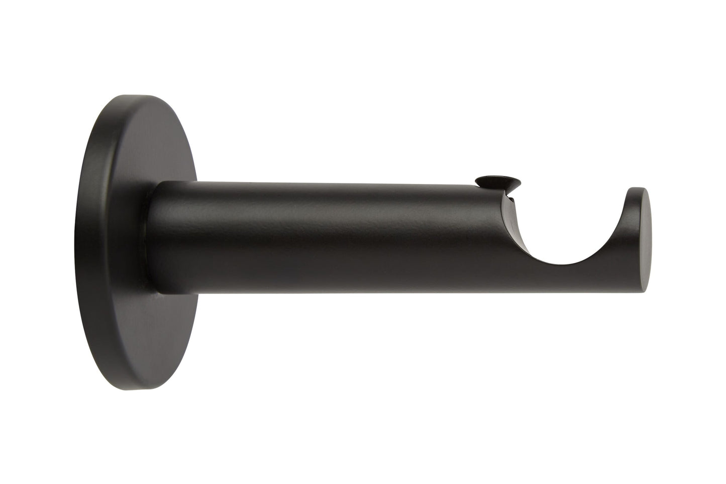 Hallis Neo 28mm Metal Curtain Pole Cylinder Bracket - Matt Black