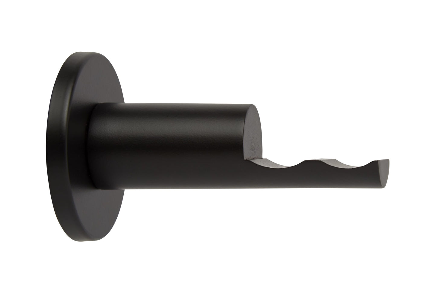 Hallis Neo 35mm Metal Curtain Pole Passing Bracket - Matt Black
