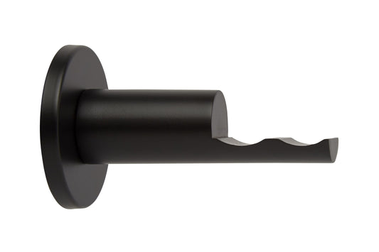 Hallis Neo 35mm Metal Curtain Pole Passing Bracket - Matt Black