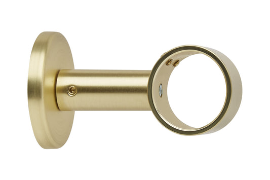 Hallis Neo 28mm Metal Curtain Pole Ceiling Bracket - Gold