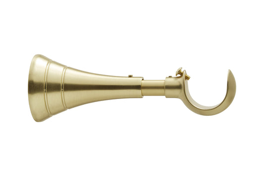 Hallis Neo 28mm Extendable Metal Curtain Pole Bracket - Gold