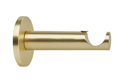 Hallis Neo 28mm Metal Curtain Pole Cylinder Bracket - Gold