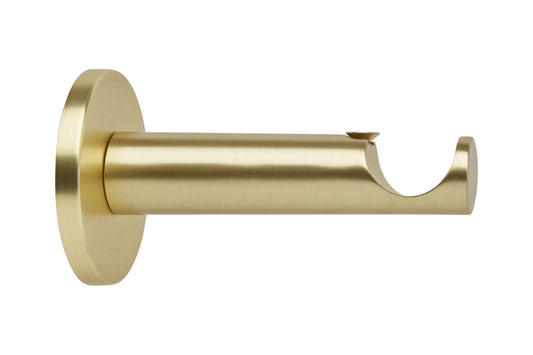 Hallis Neo 28mm Metal Curtain Pole Cylinder Bracket - Gold