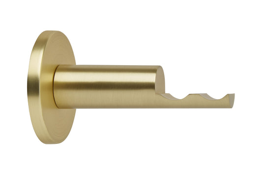 Hallis Neo 28mm Metal Curtain Pole Passing Bracket - Gold
