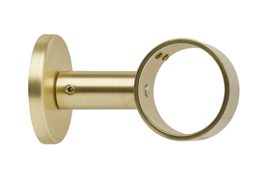 Hallis Neo 35mm Metal Curtain Pole Ceiling Bracket - Gold