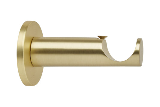 Hallis Neo 35mm Metal Curtain Pole Cylinder Bracket - Gold