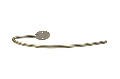 Hallis Neo Large Metal Curtain Holdbacks (Pair) - Spun Brass