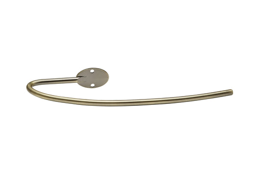 Hallis Neo Large Metal Curtain Holdbacks (Pair) - Spun Brass