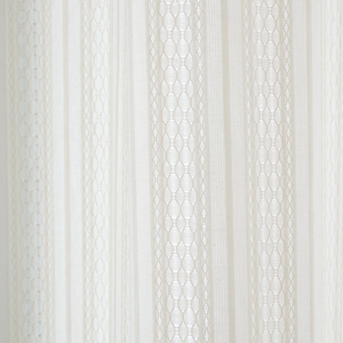 Pineapple Elephant Zofia Broderie Anglaise Slot Top Voile Panel - Natural