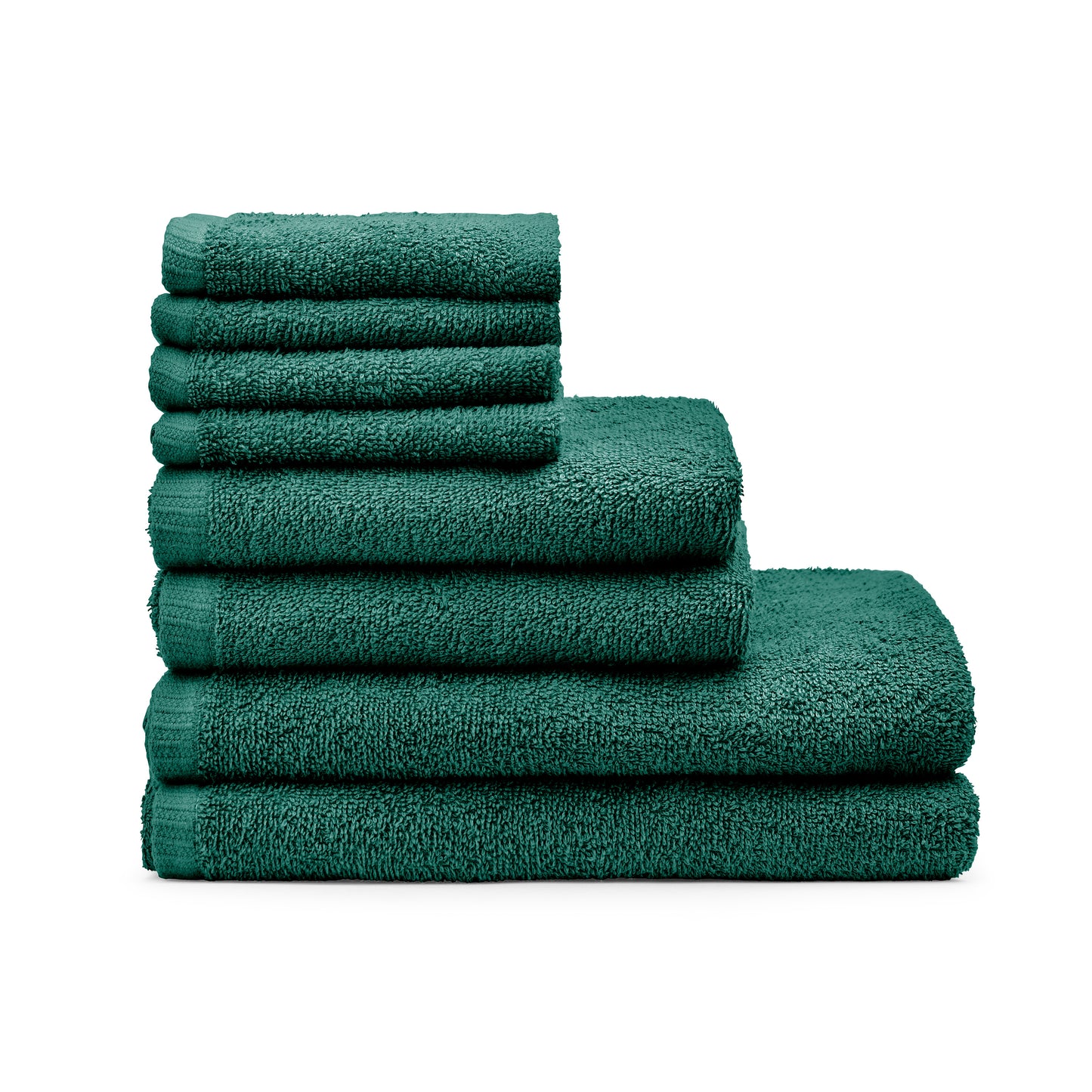 Catherine Lansfield Quick Dry Bath Towels - Forest Green