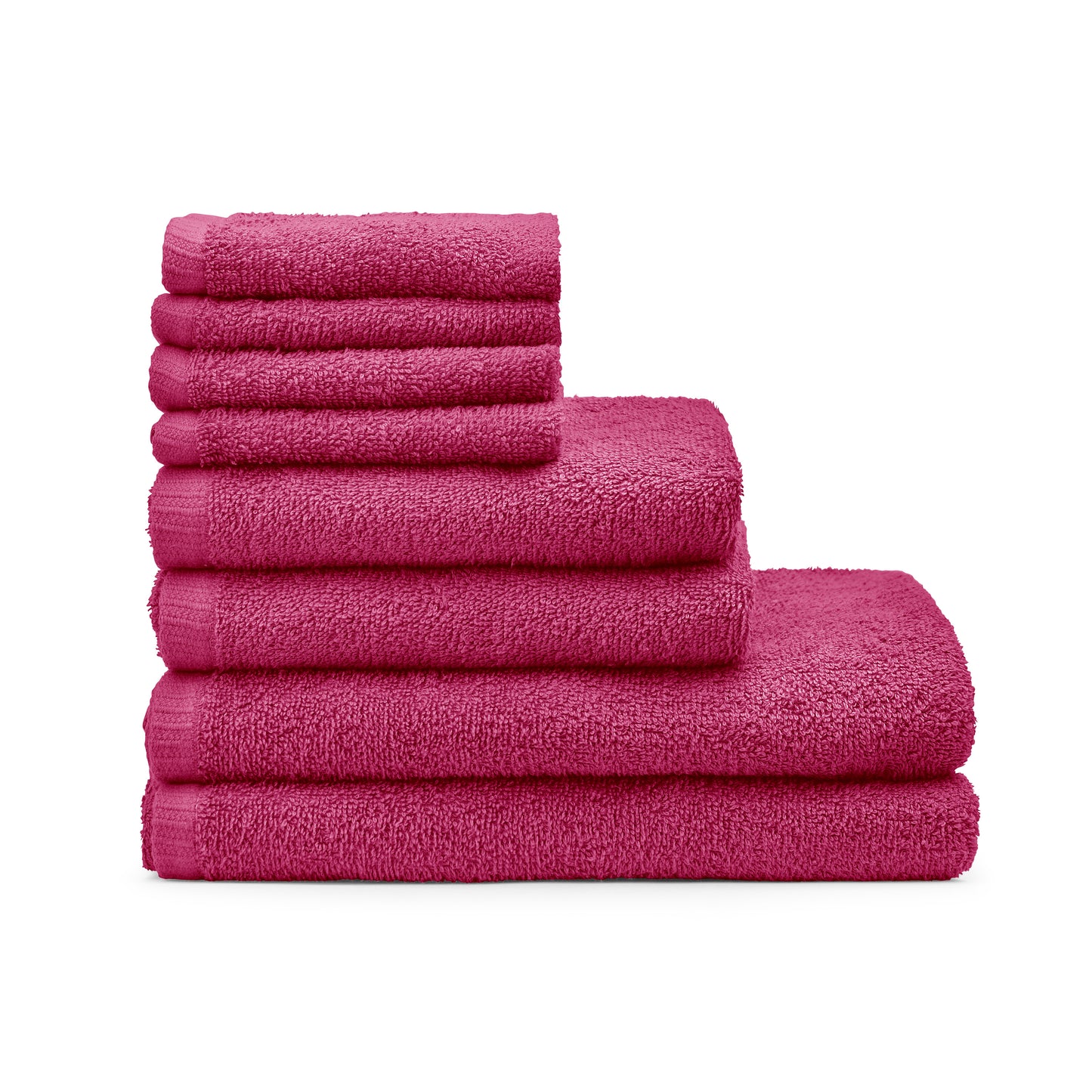 Catherine Lansfield Quick Dry Bath Towels - Hot Pink