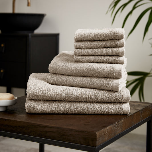 Catherine Lansfield Quick Dry Bath Towels - Natural