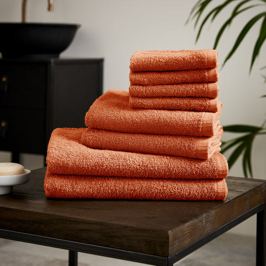 Catherine Lansfield Quick Dry Bath Towels - Orange