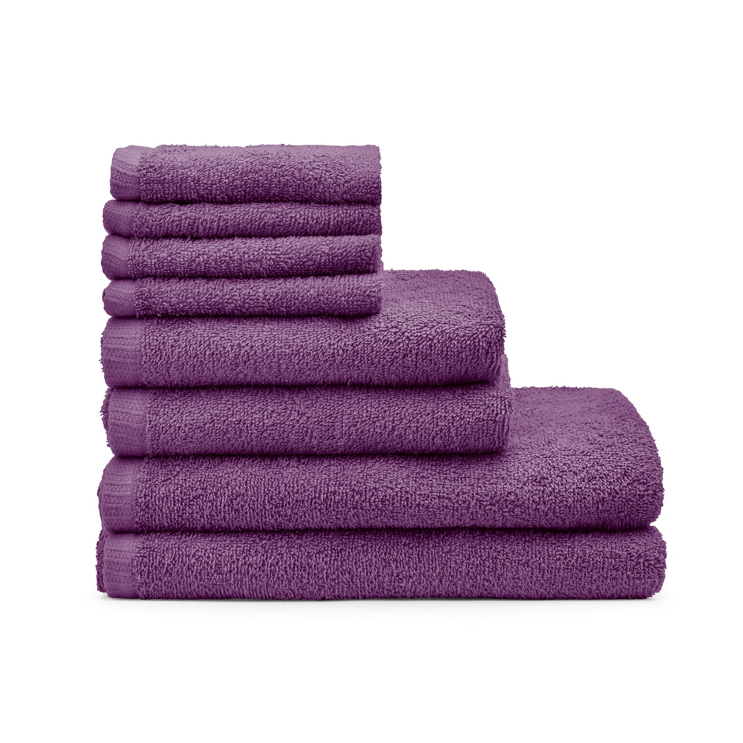 Catherine Lansfield Quick Dry Bath Towels - Plum
