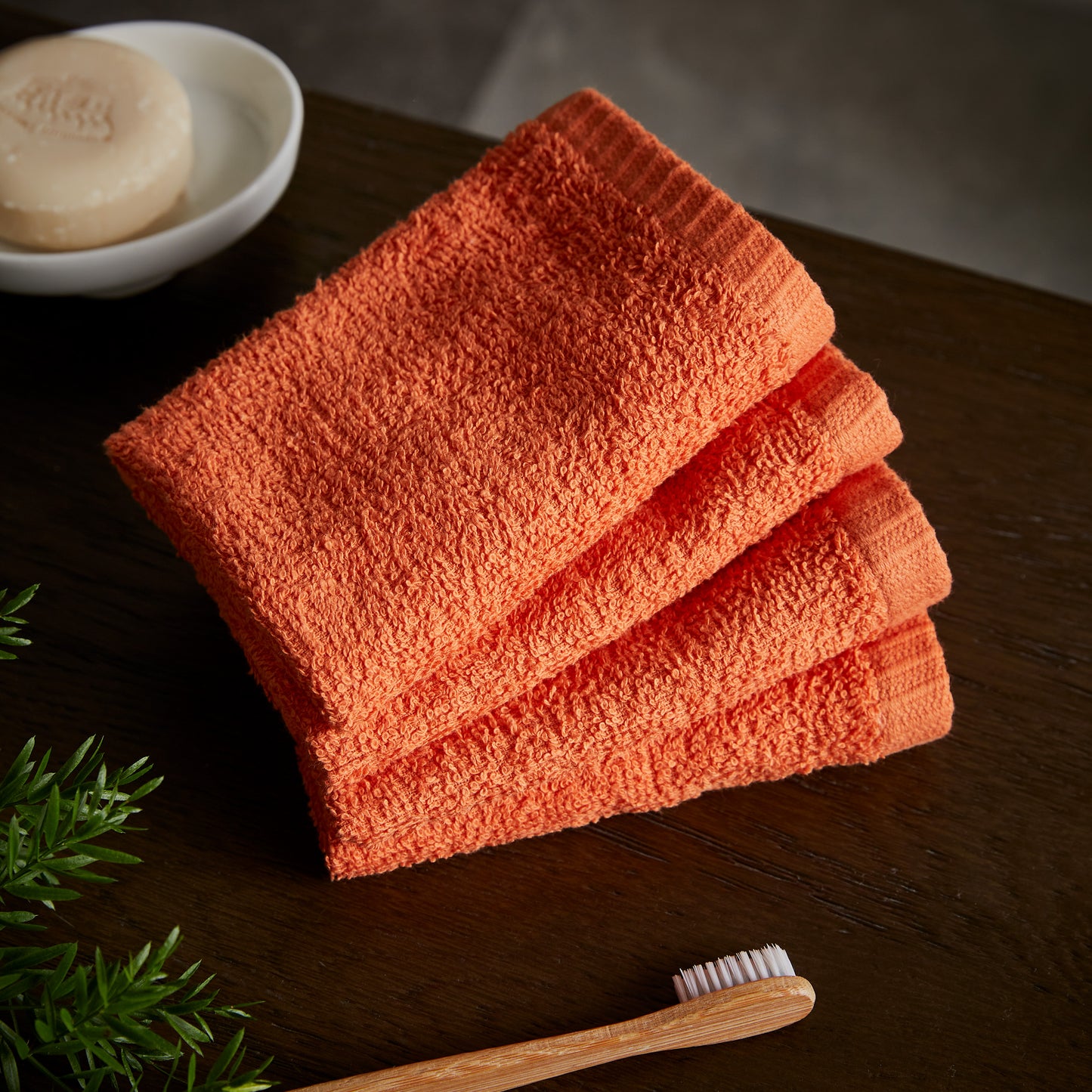Catherine Lansfield Quick Dry Bath Towels - Orange